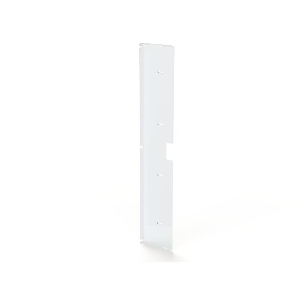 Barrier Plate, 71.94 in. H x 10.44 in. W x 1.63 in. L, Carbon Steel